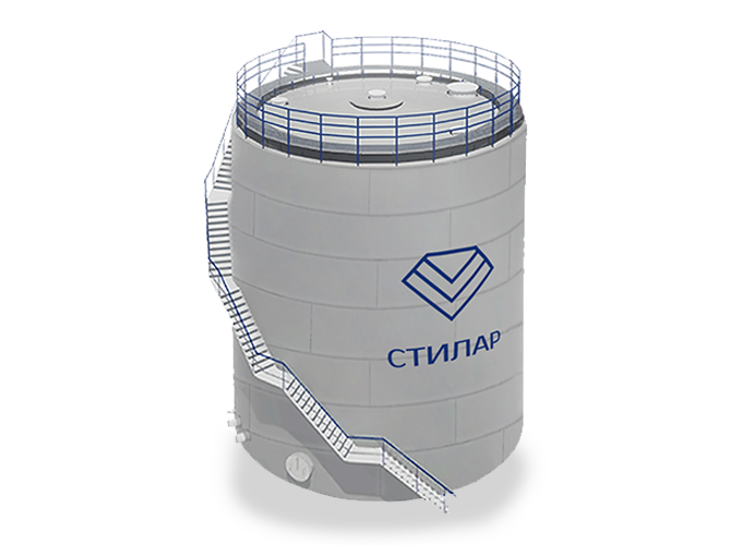 Резервуар изготовленный методом рулонирования