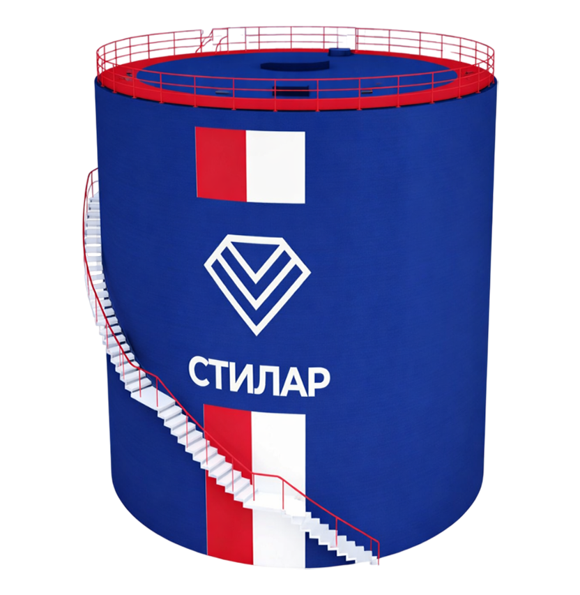 Цельносварной резервуар РВС для битума 200 м³ от завода-производителя